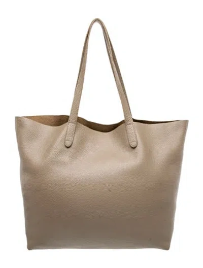 Pre-owned Cuyana Leather Tote In Neutral