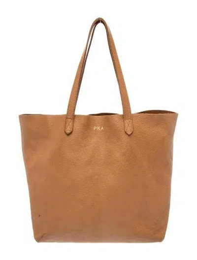 Pre-owned Cuyana Leather Tote In Neutral