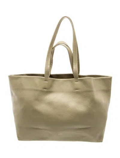 Pre-owned Cuyana Leather Tote In Neutral
