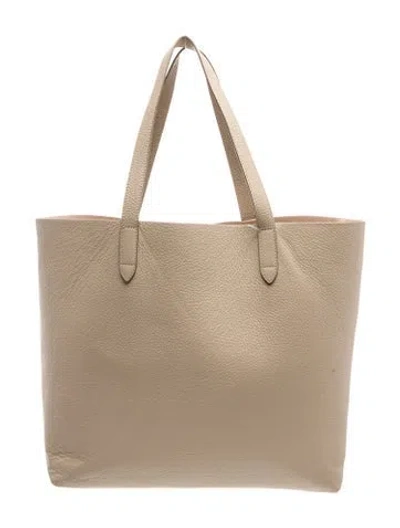 Pre-owned Cuyana Leather Tote In Neutral