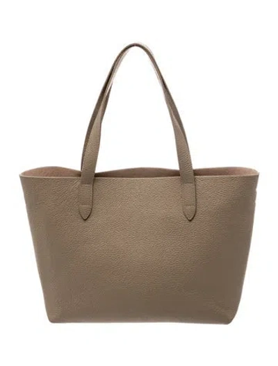 Pre-owned Cuyana Leather Tote In Neutral