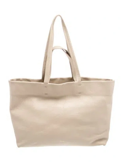 Pre-owned Cuyana Leather Tote In Neutral