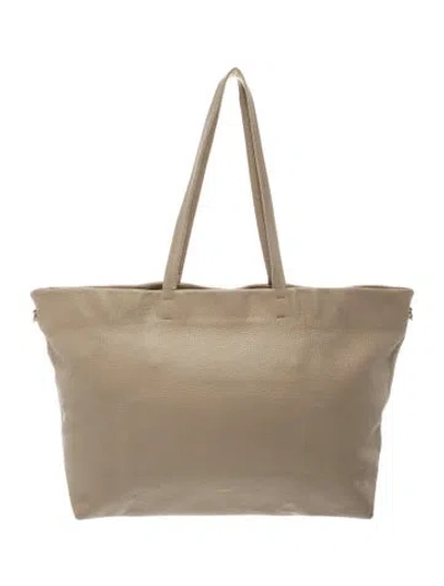 Pre-owned Cuyana Leather Tote In Neutral