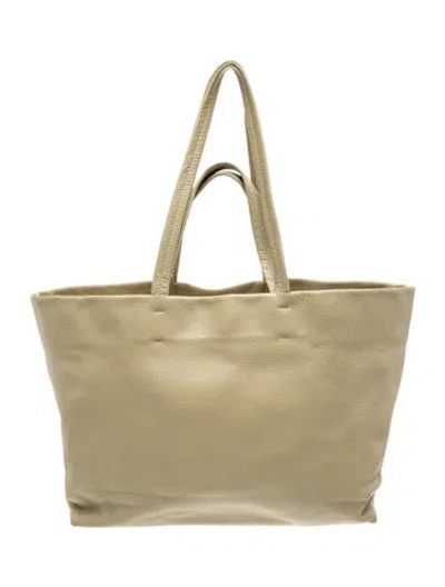 Pre-owned Cuyana Leather Tote In Neutral