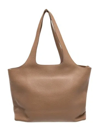 Pre-owned Cuyana Leather Tote In Neutral