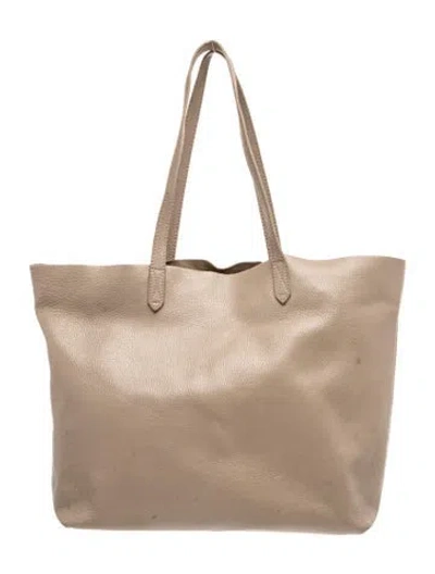 Pre-owned Cuyana Leather Tote In Neutral
