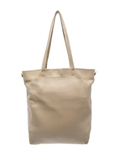 Pre-owned Cuyana Leather Tote In Neutral