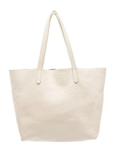 Pre-owned Cuyana Leather Tote In Neutral