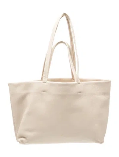 Pre-owned Cuyana Leather Tote In Neutral