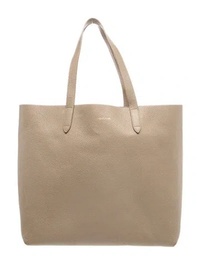 Pre-owned Cuyana Leather Tote In Neutrals