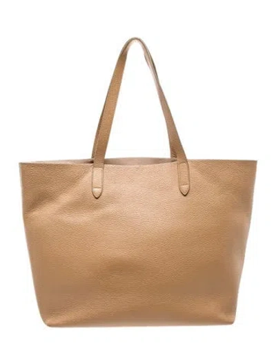 Pre-owned Cuyana Leather Tote In Neutrals