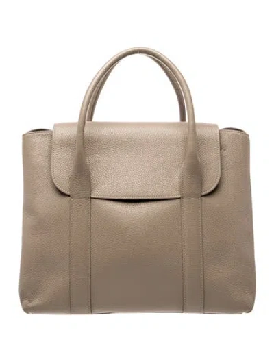 Pre-owned Cuyana Leather Tote In Neutrals