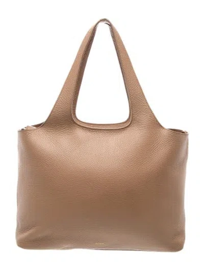 Pre-owned Cuyana Leather Tote In Neutrals