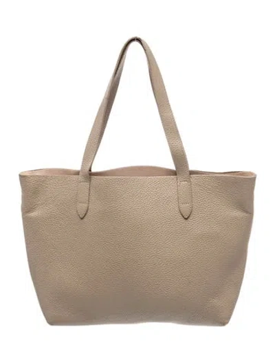 Pre-owned Cuyana Leather Tote In Neutrals