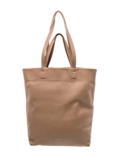 Pre-owned Cuyana Leather Tote In Neutrals