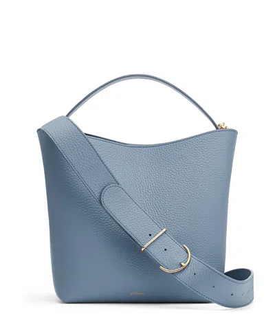 Cuyana Linea Bucket Bag In Blue