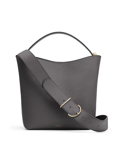 Cuyana Linea Bucket Bag In Gray