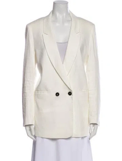 Pre-owned Cuyana Linen Blazer In Neutral