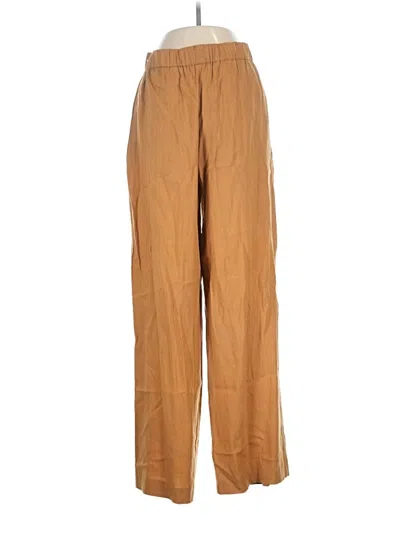 Pre-owned Cuyana Linen Pants In Brown