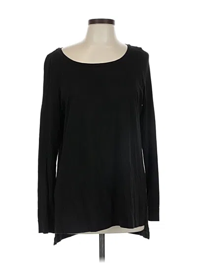 Pre-owned Cuyana Long Sleeve T-shirt In Black