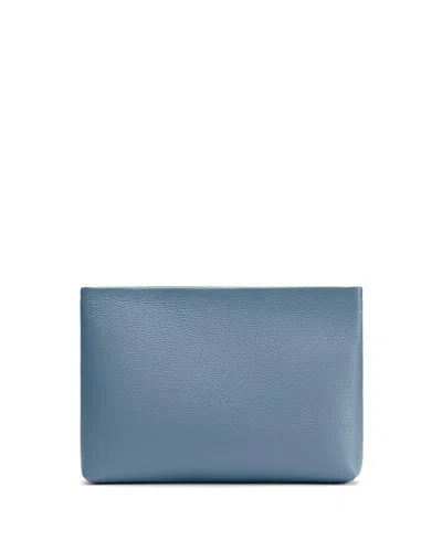 Cuyana Medium Zipper Pouch In Blue