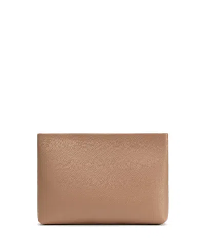 Cuyana Medium Zipper Pouch In Brown