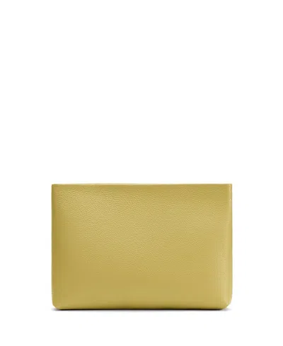 Cuyana Medium Zipper Pouch In Green
