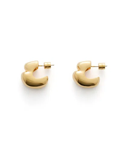 Cuyana Mini Celestia Hoop Earrings In Gold