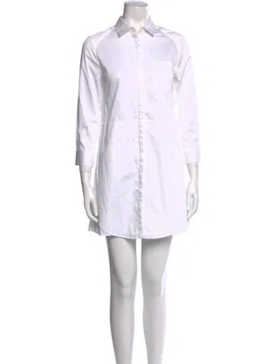 Pre-owned Cuyana Mini Dress In White