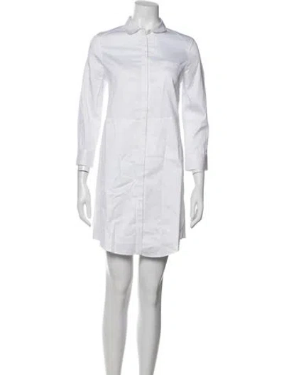 Pre-owned Cuyana Mini Dress In White