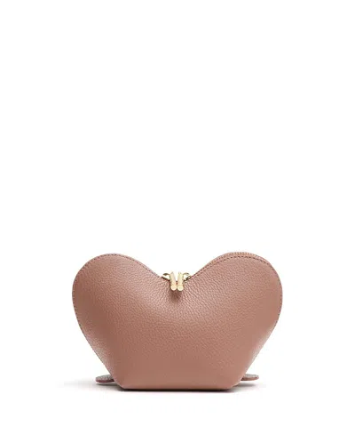 Cuyana Mini Heart Case In Brown