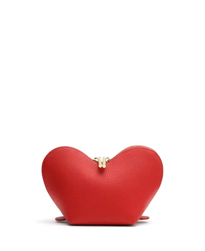 Cuyana Mini Heart Case In Red