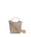 Cuyana Mini Linea Bucket Bag In Gray