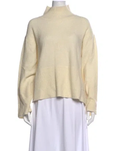 Pre-owned Cuyana Mock Neck Sweater In Neutral