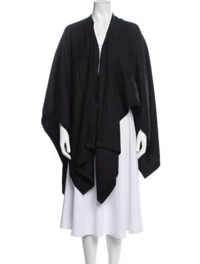 Pre-owned Cuyana Open Front Sweater In Black