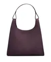 Cuyana Oversized Double Loop Bag In Purple
