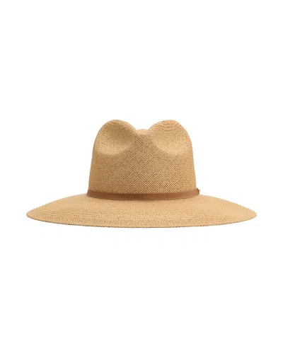 Cuyana Packable Wide Brim Ecuador Hat In Brown