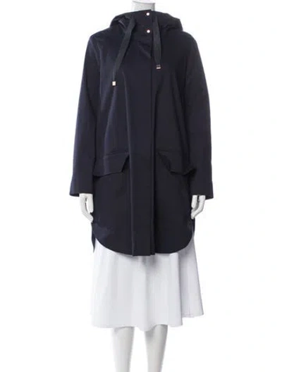 Pre-owned Cuyana Parka In Blue