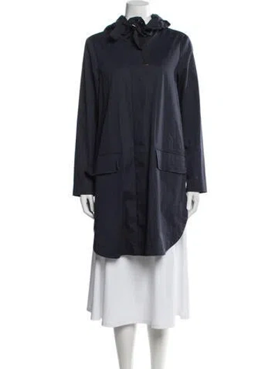 Pre-owned Cuyana Parka In Blue