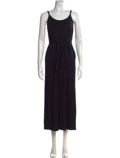 Pre-owned Cuyana Scoop Neck Jumpsuit In Black