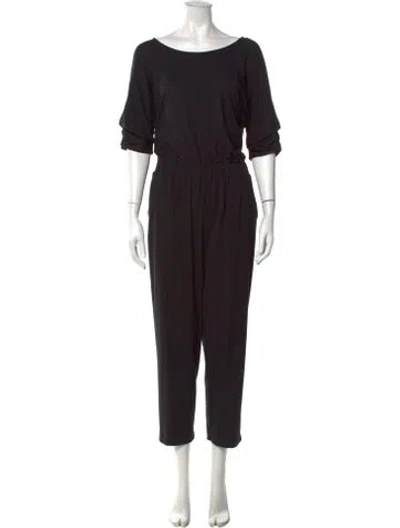 Pre-owned Cuyana Scoop Neck Jumpsuit In Black