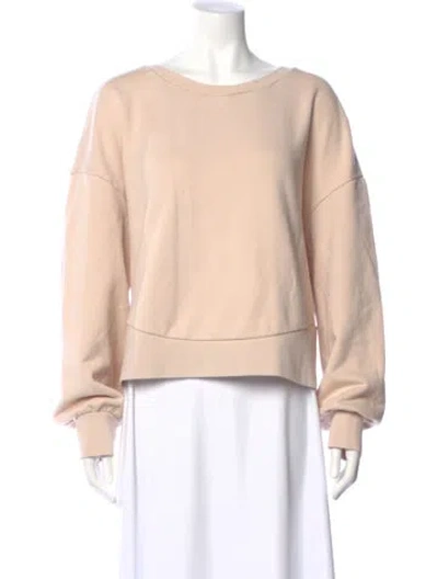 Pre-owned Cuyana Scoop Neck Sweater In Pink