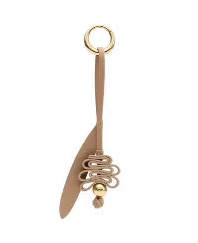 Cuyana Serpentina Keychain In Brown