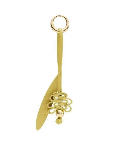 Cuyana Serpentina Keychain In Green