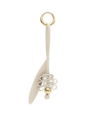 Cuyana Serpentina Keychain In Neutral