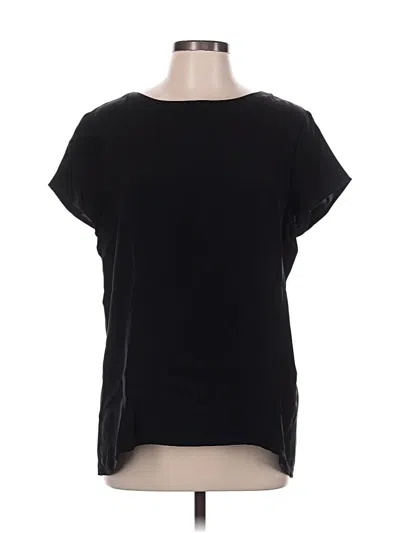 Pre-owned Cuyana Short Sleeve Top Black Boatneck Tops