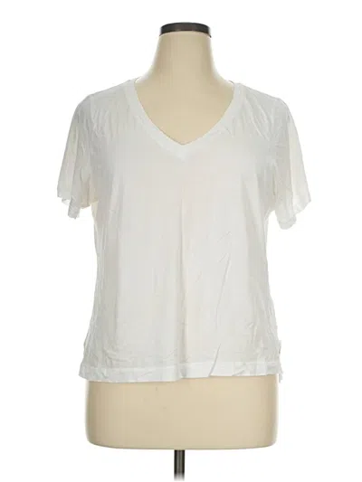Pre-owned Cuyana Short Sleeve T-shirt In Ivory