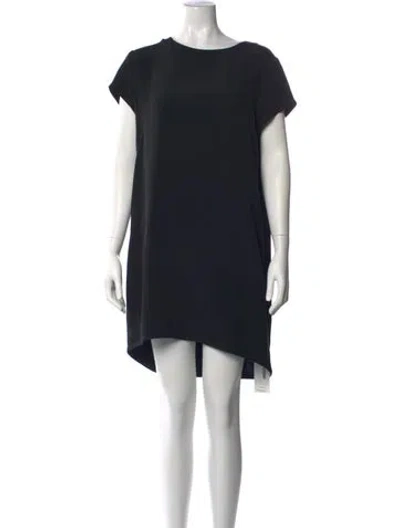 Pre-owned Cuyana Silk Mini Dress In Black