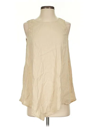 Pre-owned Cuyana Sleeveless Blouse In Tan
