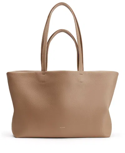 Cuyana Small Easy Tote In Brown